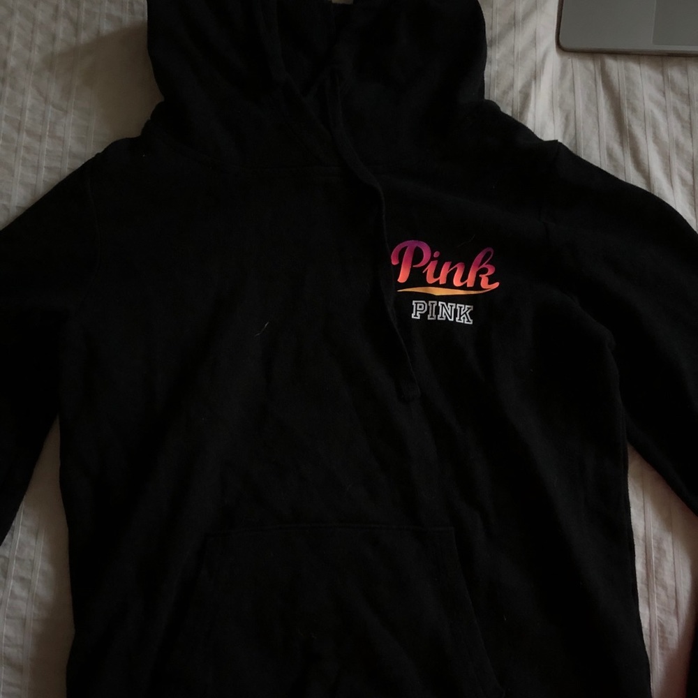 vs pink black hoodie